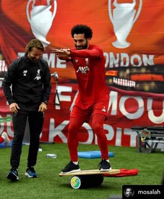 Liverpool's Mo Salah on the INDO BOARD