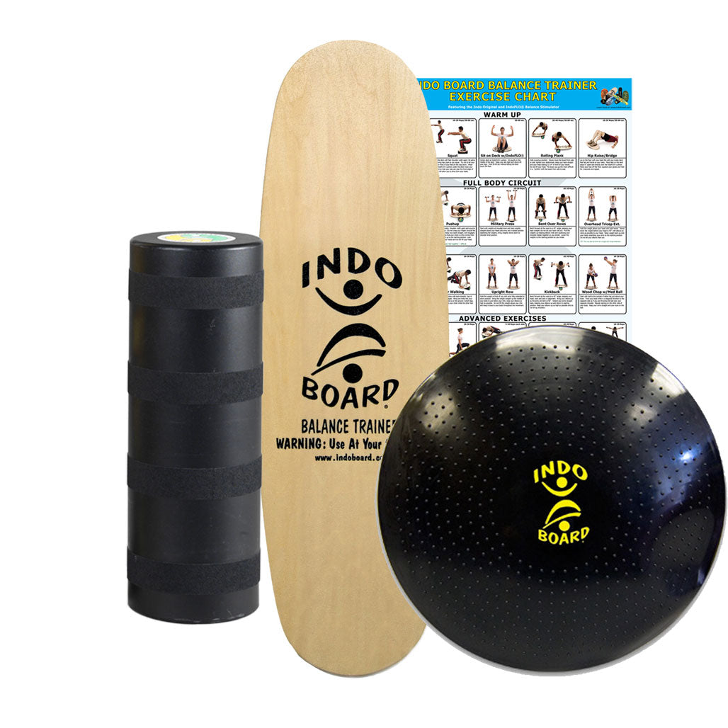 Mini Pro Training Package: deck, roller and cushion