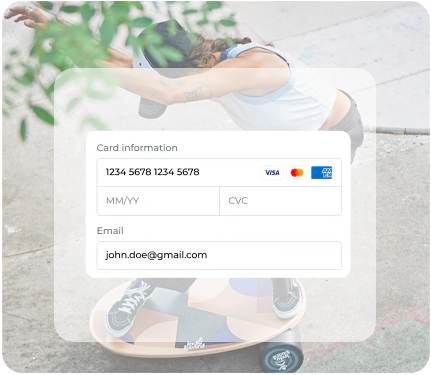 Make your purchase